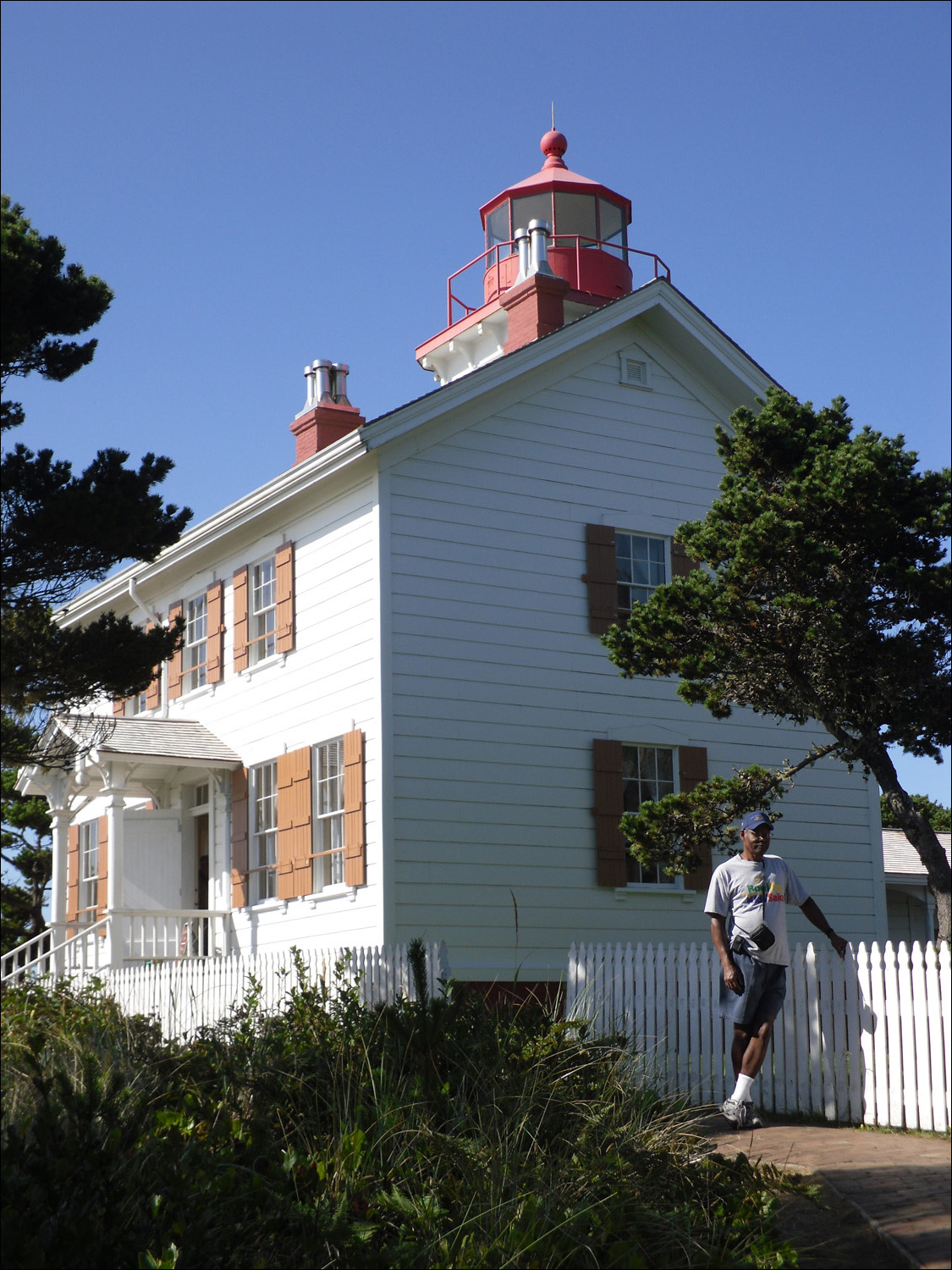 Newport, OR- Yaquina Bay Lighthouse-operated 1871 to 1874, replaced by Yaquina Head Lighthouse